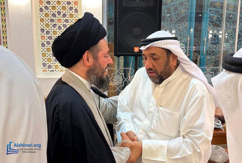 Sayyed Ahmad Shirazi Meets with Religious and Social Leaders in Kuwait